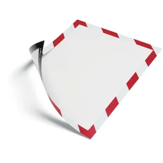 Durable Magnetrahmen DURAFRAME® MAGNETIC SECURITY A4 rot A4, 5 St.