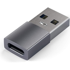 Bild USB-A 3.0 [Stecker] auf USB-C 3.0 [Buchse] Adapter, space gray