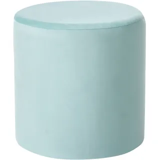 Beliani Pouf Lovett Samtstoff Mintgrün