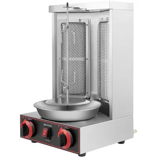 3000W Multigrill Perfekt Dönergrill, Tischgrill Döner Schaschlik Grill, Schaschlikgrill Gas Doner Kebab Machine, für Kebab