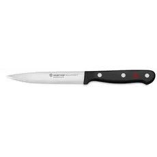 WÜSTHOF Gourmet, Mittelspitz, Klingenlänge: 12cm, schwarz-silber, Gemüsemesser, 60-1025048112