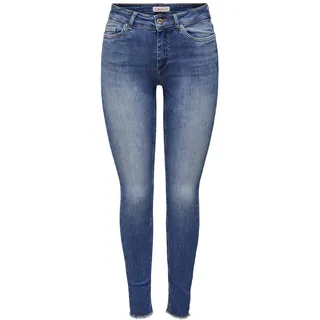 Only ONLBLUSH Mid Skinny Fit Medium Blue Denim XL/30