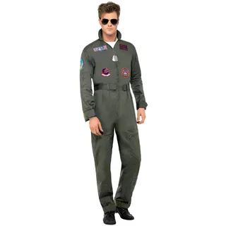 Smiffys Top Gun Deluxe Kostüm Herren M