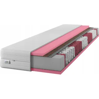 Matratzen Federkernmatratze 21cm Gold 7-Zonen-HR-Schaum doppelseitig H3 H4 Kokosnuss 120x200