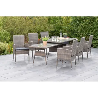 Merxx Sevilla Set 7-tlg. steinbeige