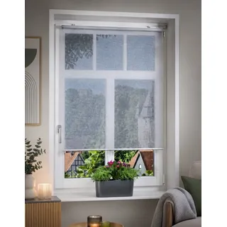 K-HOME Springrollo 80 x 150 cm grau/weiß