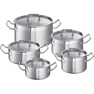 Schulte-Ufer Topf-Set 5-tlg. Bratentopf + Fleischtopf + Deckel