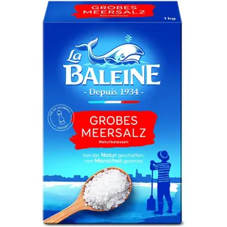 La Baleine Grobes Meersalz 1 kg für Salzmühle