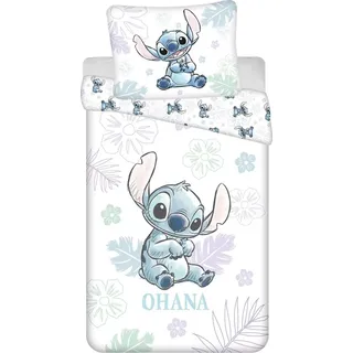 Lilo and Stitch Design Kuschelige Bettwäsche Baumwolle, 140x200 cm & 70x90 cm