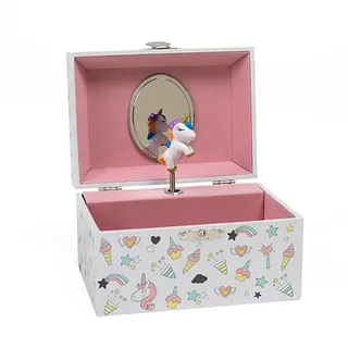 Eurekakids Einhorn Spieluhr Schmuckkästchen - Multicolor - One Size