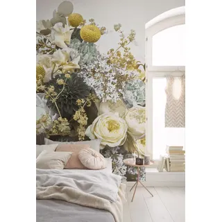 KOMAR Vliestapete - Gentle Bloom - Größe 200 x 250 cm - Fsc , Tapeten, & Wandverkleidungen, Vliestapeten