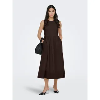 Jdy Midikleid Unifarben Bronze L