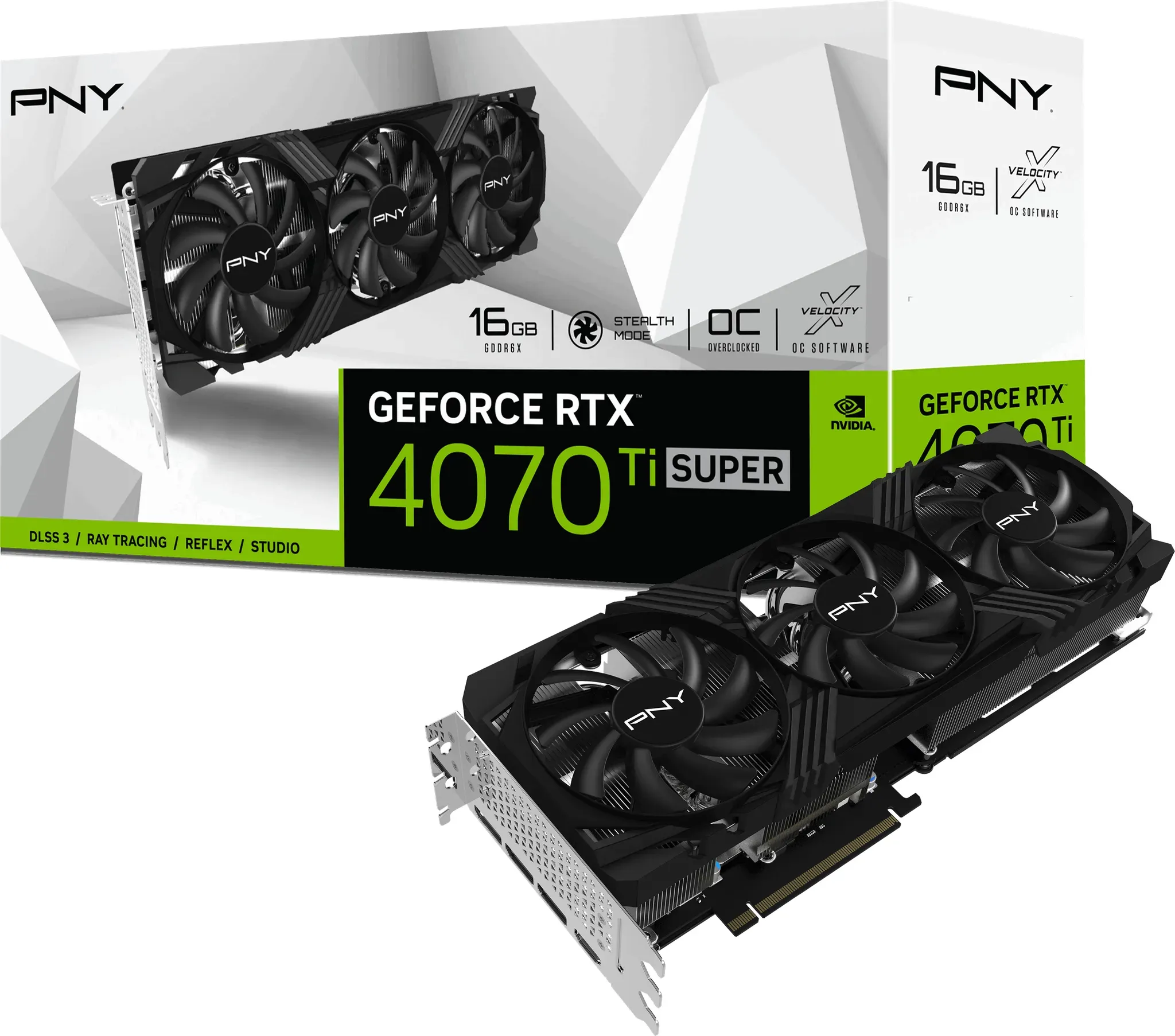 Bild von GeForce RTX 4070 Ti SUPER Verto Overclocked Triple Fan 16 GB GDDR6X VCG4070TS16TFXPB1-O