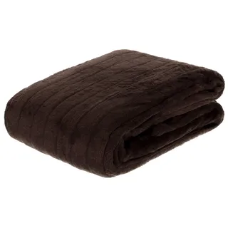 Brandsseller Felldecke 150x200 cmKuscheldecke Nerzfelloptik - Braun