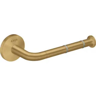 hansgrohe AXOR UNIVERSAL Circular Toilettenpapierhalter, 42856250, Farbe: Brushed Gold Optic