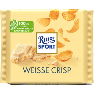 Ritter Sport Weisse Crisp mit Vanillegeschmack in Schokolade 100g