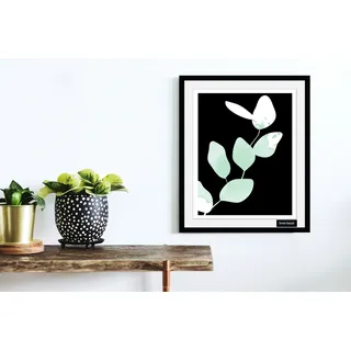 Bruno Banani Bild mit Rahmen »Eukalyptus - Gerahmter Digitaldruck - Wandbild« Blumen & Gärten   Blumenbilder   Kunst   Modern 1 Stk. tlg. Holzrahmen - Dekoration, grün
