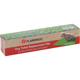 Flamingo ERSATZ Kunstrasen FÜR HAUSTIERTOILETTE PELOU GRÜN 57,5x46x2,5CM