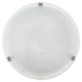 EGLO Salome 1 flammig klassisch Metall und Alabaster-Glas Ø 30 cm