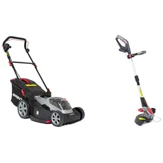 Sprint 2x18V (36V) Lithium-Ionen 44 cm Akku-Rasenmäher 440P18V + Lithium-Ionen Rasentrimmer