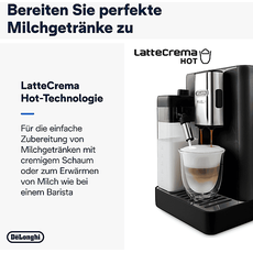 Bild von DeLonghi Rivelia EXAM440.55.B, Kaffeevollautomat Schwarz