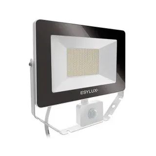 Esylux EL10810763 LED-Strahler 50 W, 4000 K, weiss, Bewegungsmelder BASIC AFL TR 5000 840 MD WH