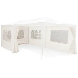 Lifetime Garden Pavillon 3 x 6 m inkl. 4 Seitenteile Weiß