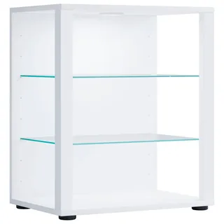 VCM Standvitrine Glasol 52 x 35 x 60 cm Weiß