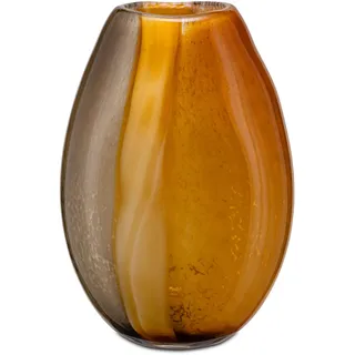 RITUALI Domestici - Sullatela Vase Amber Creme M, 17,5 x 11,5 x 26 cm, Kollektion aus Glas