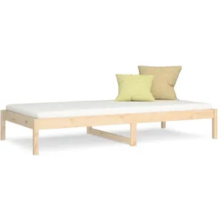 vidaXL Tagesbett 90x190 cm Massivholz Kiefer - Braun
