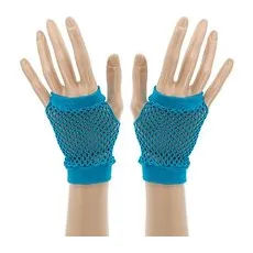 Netz-Handschuhe, türkis