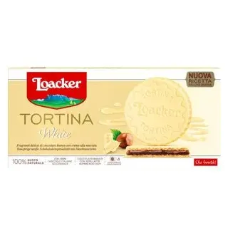 Loacker 12x Multipack Loacker Tortina Gr 21X3 White