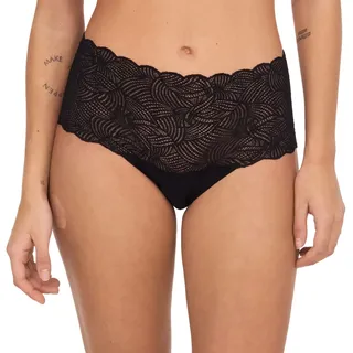 CHANTELLE Damen Softstretch High Waist Brief W/Lace Slip, Schwarz, Einheitsgröße