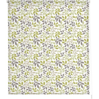 Estoralis | Blumen und PFLANZER | Modernes Design-Rollo | Digital bedruckter Stoff | F-1561 | 160 x 180 cm. (Breite/Höhe) Stoffgröße 157 x 175 cm. | Rollos für Fenster und Türen