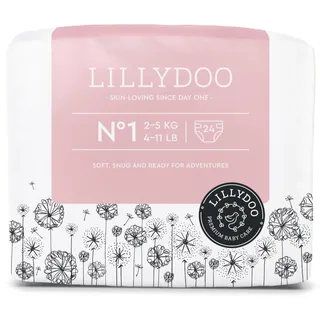 LILLYDOO Baby Windeln Gr. 1 (2+ kg) 24 St.