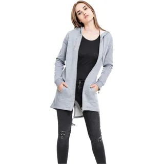Urban Classics Damen Jacke Sweat Parka, Grau, L, TB1075-00111-0042