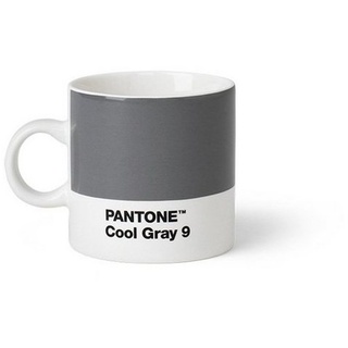 Copenhagen Design Pantone Espressotasse, Porzellan, Cool Gray 9, 6.1 x 6.1 x 8.2 cm