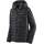 Women Down Sweater Hoody Damen Schwarz