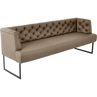 K+W Komfort & Wohnen Polsterbank Creso Grau 202 x 83 x 67 cm