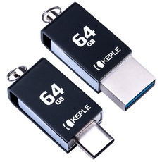 USB Speicherstick 64GB USB C 3.0 Dual OTG Pen-Flash-Laufwerk Kompatibel mit Dell Latitude 11 5000 Series 5175/5715, XPS 10 9250 Tablette | 64 GB Type C