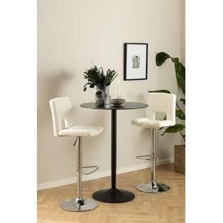 Actona Barhocker Höhenverstellbar 41,5 x 94-115 x 52 cm Weiß