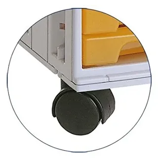 M-Office Freya Set mit 4 Rädern für 6000er-Serie, Maße der Räder: 55 x 45 x 50 mm,