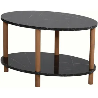 [en.casa] Højreby Schwarz Buche 70 x 44 x 43 cm
