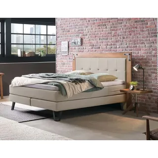 Hasena Boxspringbett Oakland, beige