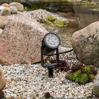 MiBoxer 6W 24V RGB+CCT LED Gartenstrahler WiFi Gartenleuchte mit Erdspieß  FUTC0...