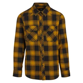 Brandit Textil Brandit Check Shirt Flanell Hemd black/yellow, Größe: L