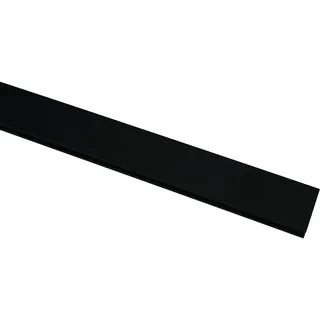 Schöner Wohnen Vorhangstange Matteo rechteckig 1-läufig Ø 16 mm 160 cm Schwarz Matt