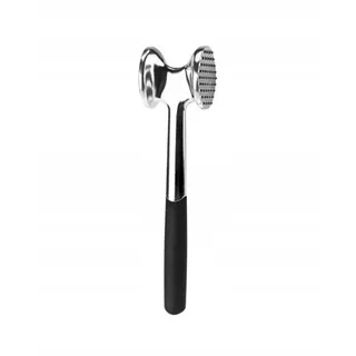Fleischklopfer aus Aluminium PRACTICO, rutschfester Griff - Schwarz