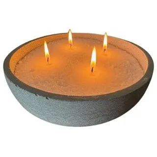 Medi-Impulse Kerzenschale aus Beton Komplettset