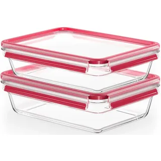 Emsa Frischhaltedose rot 19,7 x 8 cm 2 l 2-teiliges Set